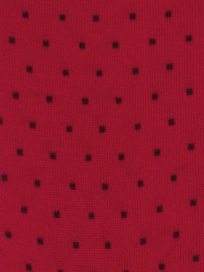 CALZA CORTA FANTASIA SMALL DOT ROSSO | Acquista Online Andrea Mariani Firenze